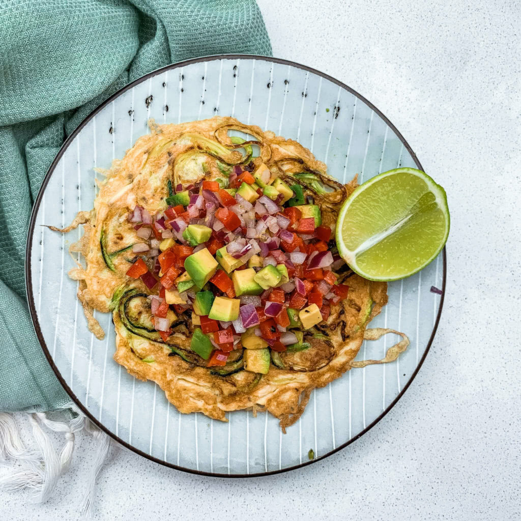 Salsa omelette keto lean
